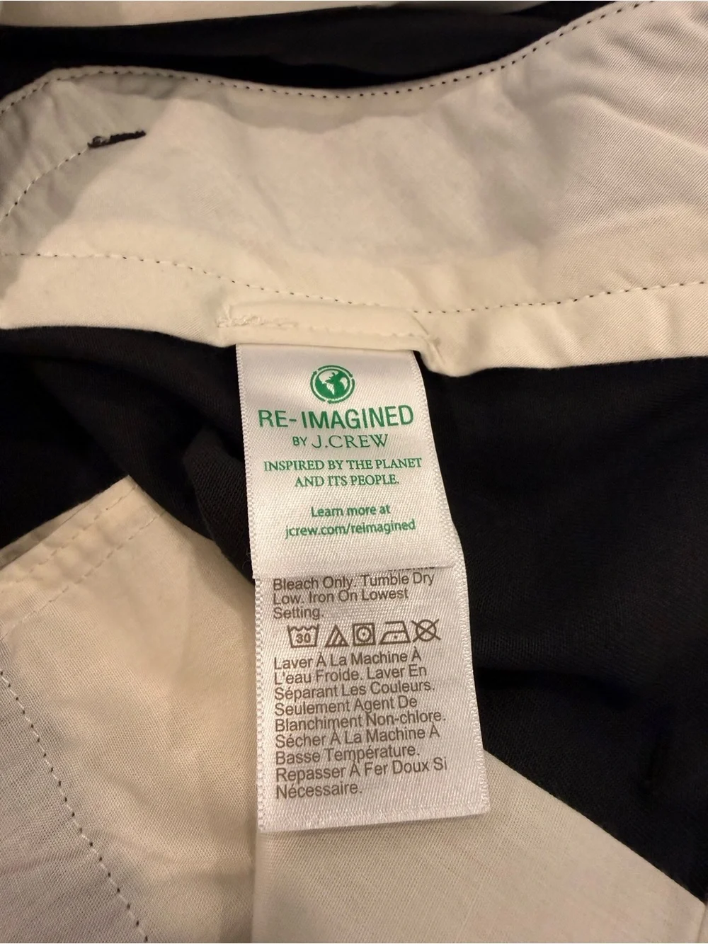 J.Crew Flex Slim Chino Pants Men’s 34x30 Black Stretch NWT Cotton Blend